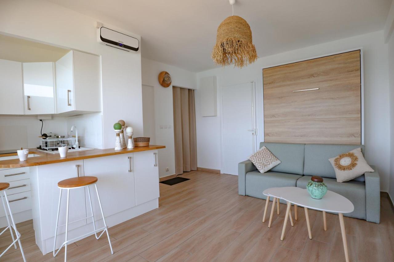 Bord De Plage - Studio En Front De Mer Le Lavandou Buitenkant foto